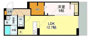 アクア パーク【202号室】の間取り