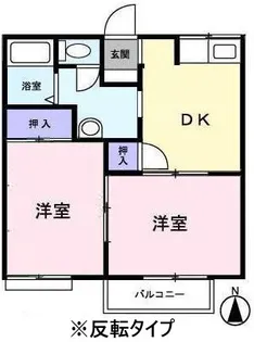 大黒屋ハイツ5番館【0105号室】の間取り
