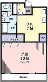 ベルフォンテーヌ【0403号室】の間取り