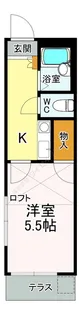 レオパレス綱島第4【0202号室】の間取り