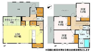 神奈川県横浜市神奈川区西寺尾2丁目【一戸建】の間取り