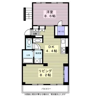 アールリエット浦和常盤A棟【0305号室】の間取り
