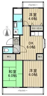 リヴェールASAO【0104号室】の間取り
