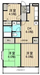 クレールメゾンNAKA【0101号室】の間取り