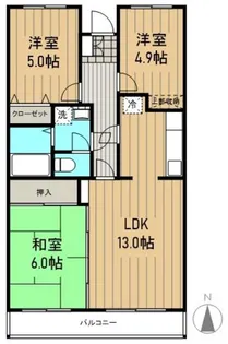 リバーサイドヒルズ【0206号室】の間取り