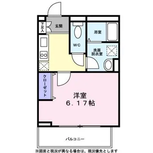 フレックスウィズ矢向【0203号室】の間取り