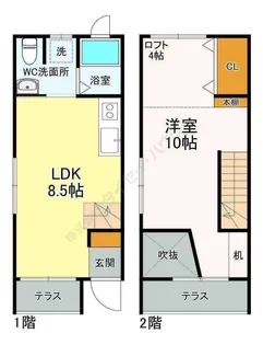 Liberte【B号室】の間取り