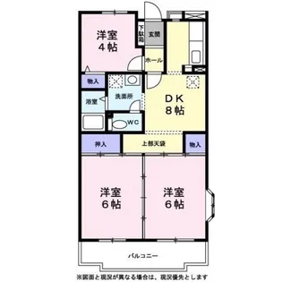 フレシール595【0402号室】の間取り