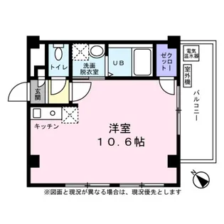 サンイング練馬【0502号室】の間取り