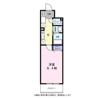 ミュウミュウ【0406号室】の間取り