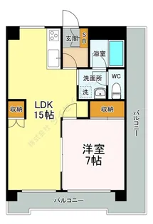 鵠沼岡田ビル【0204号室】の間取り