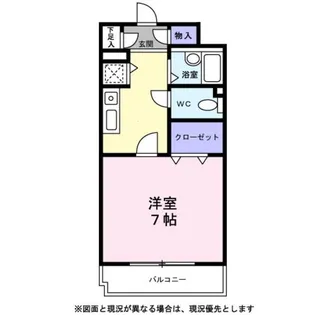 プレジール・MIYAZAKIDAI【0104号室】の間取り