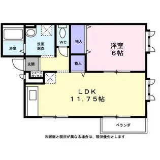 ルミエールB【0201号室】の間取り