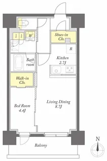 ekism国立【510号室】の間取り