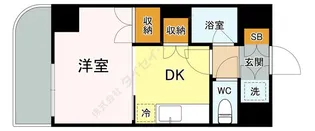 ホームズ隅田【406号室】の間取り