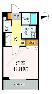 Tomikura newⅤ【0305号室】の間取り