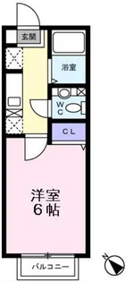 HILLS HAYAMA【0202号室】の間取り