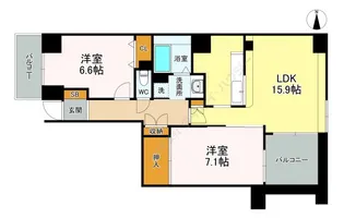 東砂五番館【0505号室】の間取り