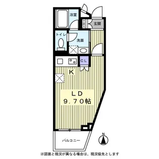 アクトフォルム江古田【0204号室】の間取り