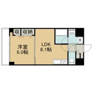 レノンストリート【0203号室】の間取り