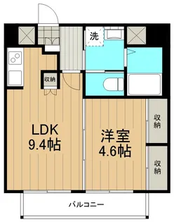 リヴァージュ湘南茅ヶ崎【0605号室】の間取り