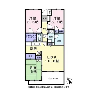 アメニティー・なかにし【0302号室】の間取り