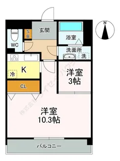 ウィンズウッド【0302号室】の間取り