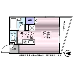 Schmiede【0102号室】の間取り