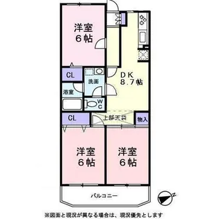 ハマサニーハイム【0406号室】の間取り