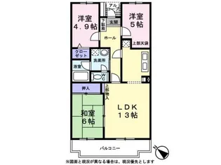 リヴェレント八千代【0105号室】の間取り