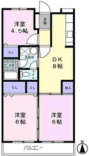 エクセル本郷台【0304号室】の間取り