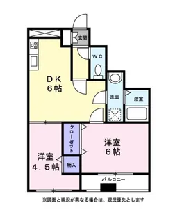 K&Wガーデン【0402号室】の間取り