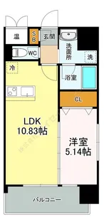 セントフィールド榴ヶ岡アネックス【10階】の間取り