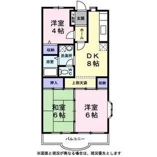 フレア等々力【0301号室】の間取り