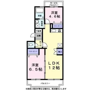 ピアコート元住吉【0302号室】の間取り