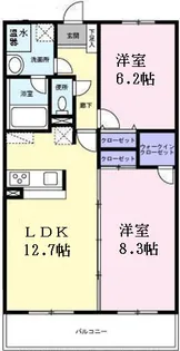 プリムローズヒル港南台Ⅳ【0304号室】の間取り