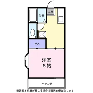 ファミーユ島袋【0201号室】の間取り