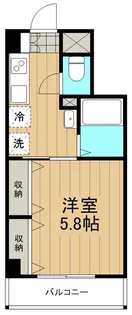 Wisteria湘南【0202号室】の間取り