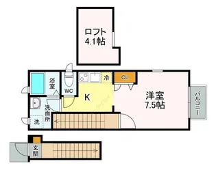 アン・ココ綱島台【2階】の間取り