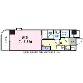 Skyport【0506号室】の間取り