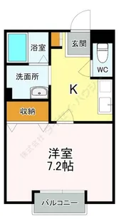 マスキンハイツ【0102号室】の間取り