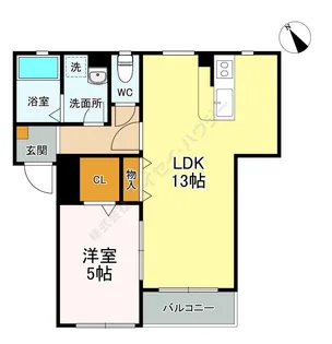 プレジールダイヤⅡ【0302号室】の間取り