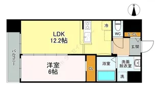 パルメゾン長町【10階】の間取り