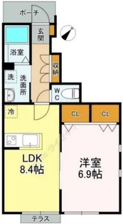 ペスカコートT【0101号室】の間取り
