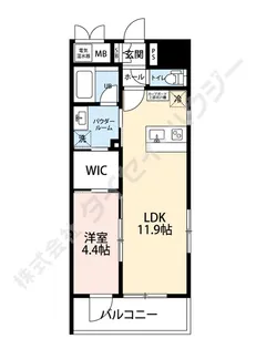 セントフィールド一番町【0905号室】の間取り