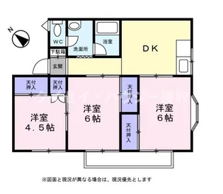 アーバンライフおゆみ野A棟【0102号室】の間取り