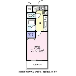 アパルトメン エメ・ラ・ロゼ【0302号室】の間取り