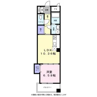 PLAY【0208号室】の間取り