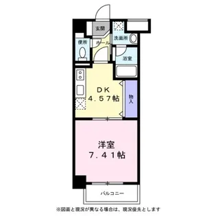 ポポラーレ白鳥【0402号室】の間取り