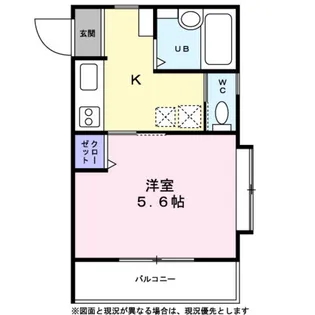 エミネントアリス【0102号室】の間取り